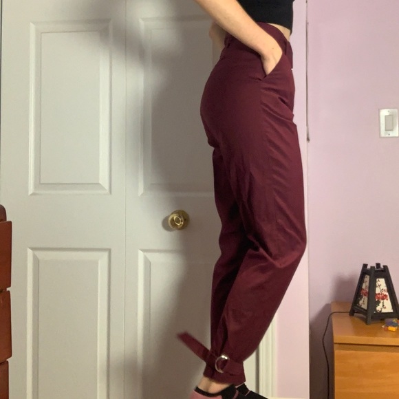 Lavish Alice plum utility pants - uk 8 - Picture 3 of 10